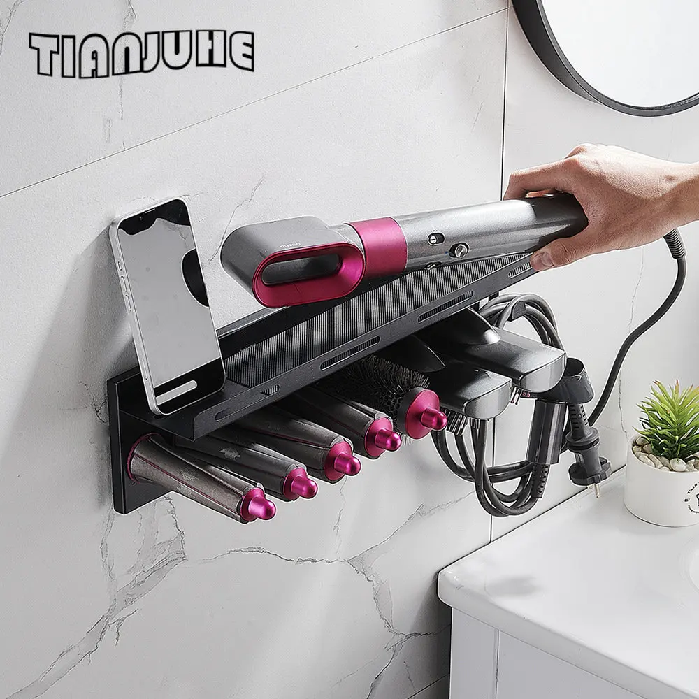 Wall Mounted Dyson Airwrap Holder for Hair Styling with 8 Slots Storage Organizer Rack
Wall Mounted Dyson Airwrap Holder for Hair Styling with 8 Slots Storage Organizer Rack