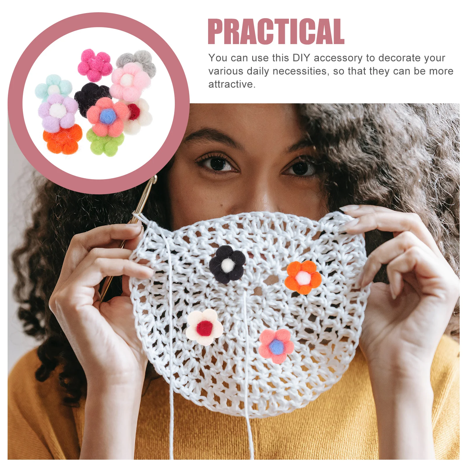 10Pcs DIY Felt Flower Brooch Accessories Safe Handmade Hairpin Sewing Materials Creative Craft Decorative Flower for Clothes
10Pcs DIY Felt Flower Brooch Accessories Safe Handmade Hairpin Sewing Materials Creative Craft Decorative Flower for Clothes