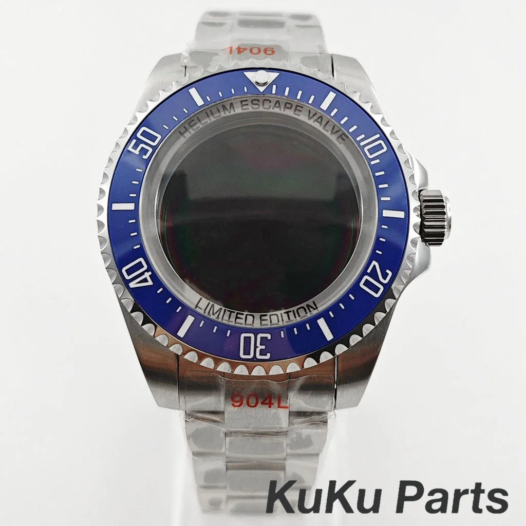 NH35 44MM Blue Ceramic Bezel SEA Big DEEP Homage Sapphire Crystal Watch Case Oyster Sliding Lock Bracelet for NH35 NH36 Movement
NH35 44MM Blue Ceramic Bezel SEA Big DEEP Homage Sapphire Crystal Watch Case Oyster Sliding Lock Bracelet for NH35 NH36 Movement