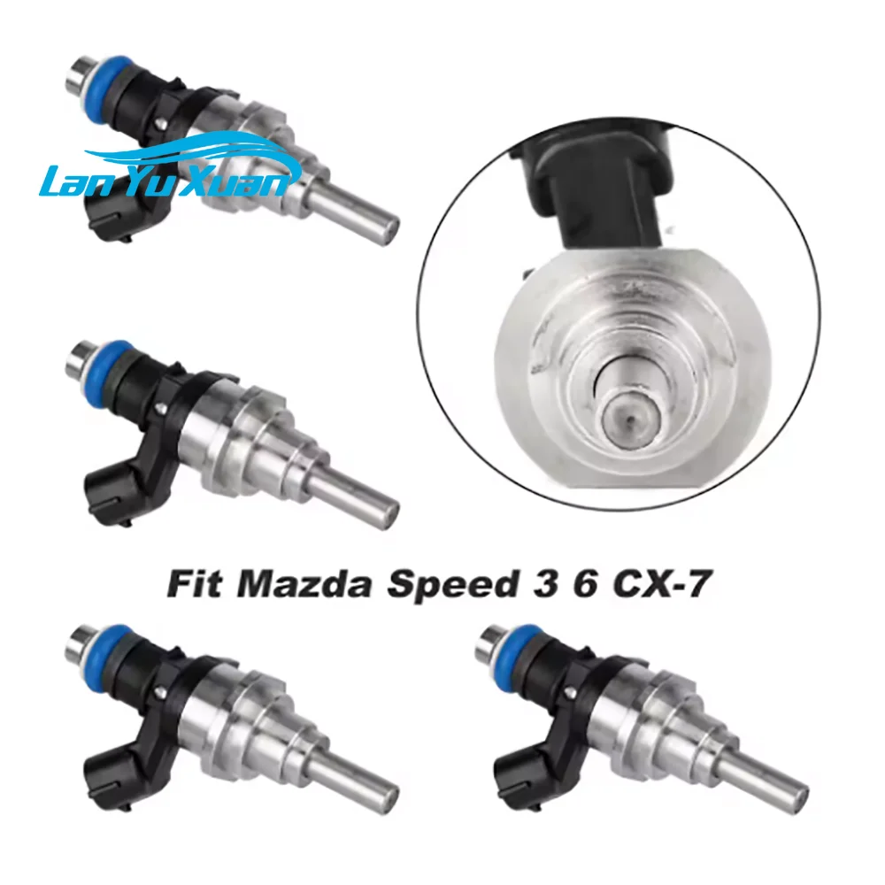 4PCS Fuel Injectors For Mazda Speed 3 6 CX-7 Turbo 2.3L 3K9-13-250A L3K913250A E7T20171 Car Engine Replacement Parts
4PCS Fuel Injectors For Mazda Speed 3 6 CX-7 Turbo 2.3L 3K9-13-250A L3K913250A E7T20171 Car Engine Replacement Parts