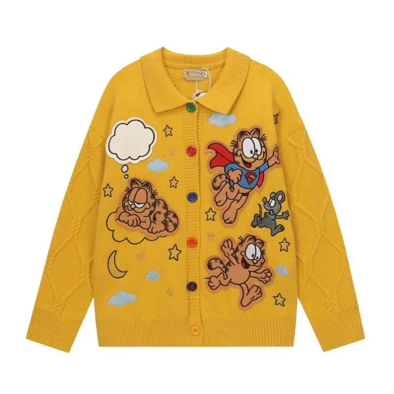 Sanrios Hello Kittys Knitted Sweater Cute Creative Cartoon Cardigan New Sweet Girl Commuting Versatile Comfortable Spring Kawaii
Sanrios Hello Kittys Knitted Sweater Cute Creative Cartoon Cardigan New Sweet Girl Commuting Versatile Comfortable Spring Kawaii