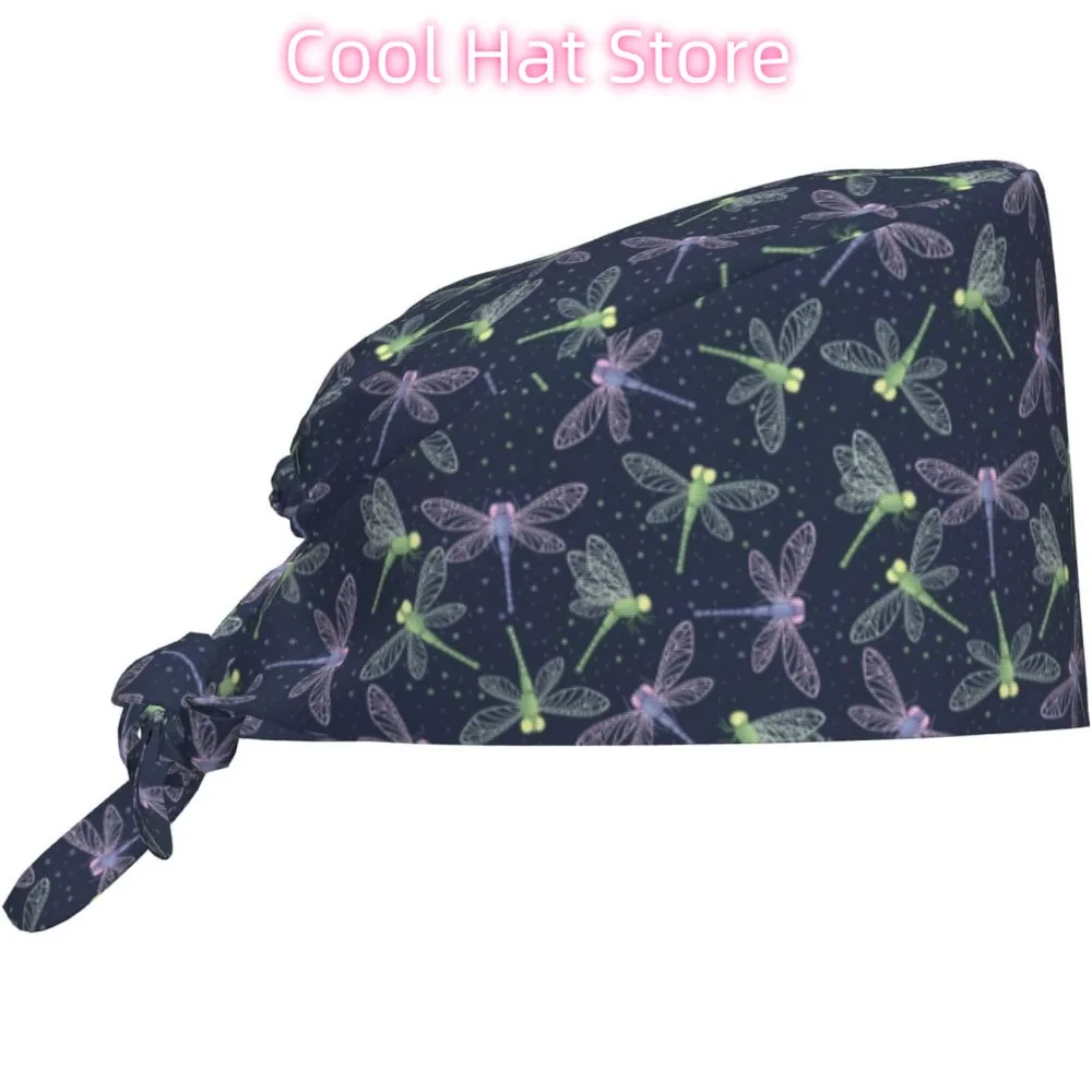 Psychedelic Dragonfly Working Cap for Women, Scrub Cap with Sweatband Adjustable, Unisex Tie Back Hat, Nurse Caps
Psychedelic Dragonfly Working Cap for Women, Scrub Cap with Sweatband Adjustable, Unisex Tie Back Hat, Nurse Caps