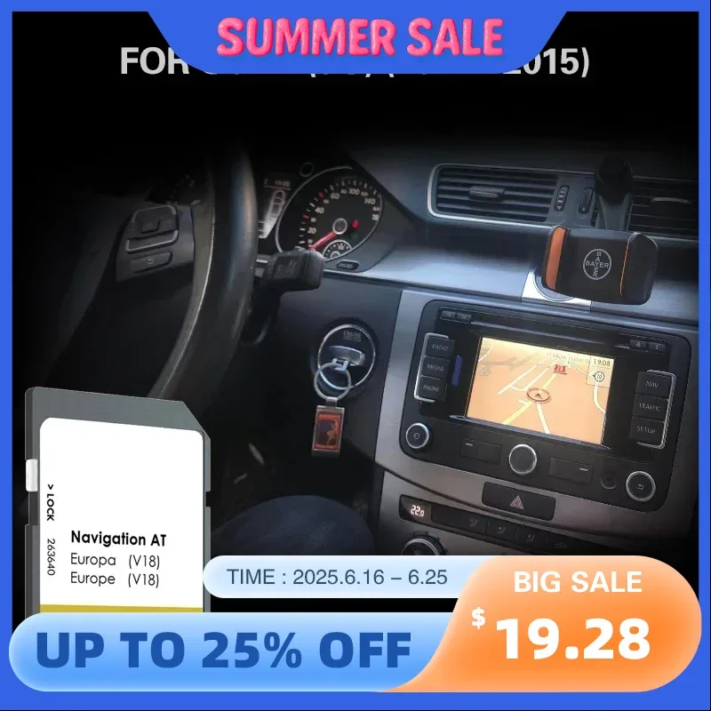 AT V18 для VW Golf 7 (5G) (2012-2015) 16 ГБ SD-навигация MIB1 Обновление автомобильного GPS-устройства Карта памяти
AT V18 для VW Golf 7 (5G) (2012-2015) 16 ГБ SD-навигация MIB1 Обновление автомобильного GPS-устройства Карта памяти