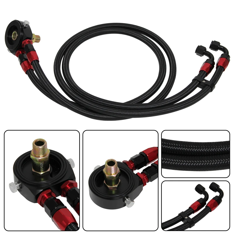 Universal AN8 Oil Cooler Fiting for Universal Cars 8-AN Aluminum Oil Cooler Sandwich Plate Adapter + Oil line kit
Universal AN8 Oil Cooler Fiting for Universal Cars 8-AN Aluminum Oil Cooler Sandwich Plate Adapter + Oil line kit