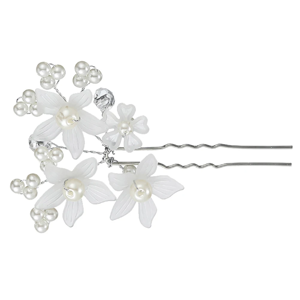 2 Pcs Bridal Hairpin Pearl Flowers U shaped Retro Clasp Accessories Women Ancient Style Hair Sticks Shining Wedding Party Hair
2 Pcs Bridal Hairpin Pearl Flowers U shaped Retro Clasp Accessories Women Ancient Style Hair Sticks Shining Wedding Party Hair