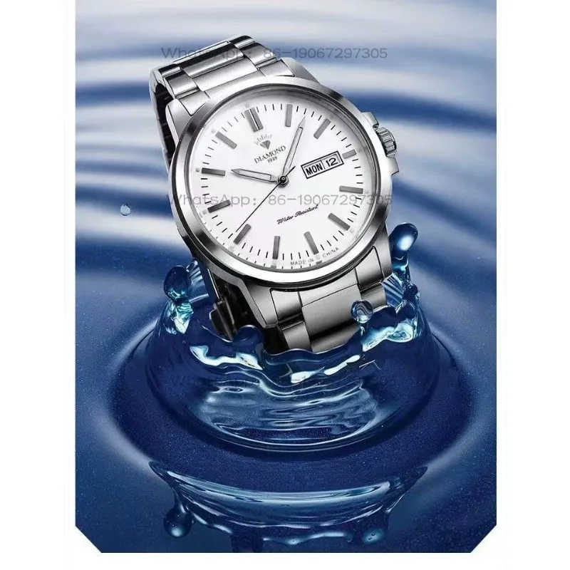 24-Hour Shipping Shanghai Diamond New Watch Automatic Mechanical Watch Double Calendar Luminous Waterproof Watch
24-Hour Shipping Shanghai Diamond New Watch Automatic Mechanical Watch Double Calendar Luminous Waterproof Watch