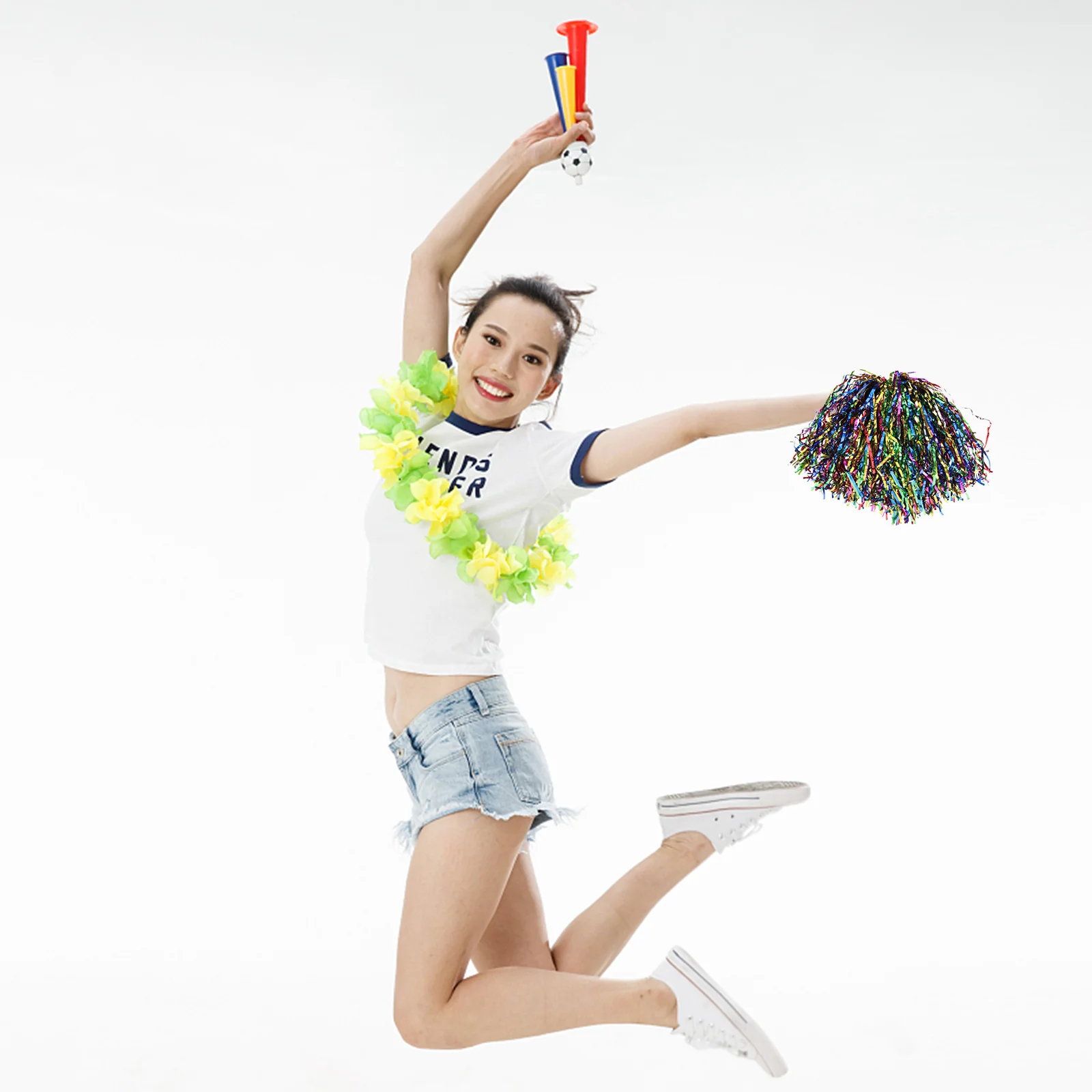Pom Poms Cheerleading Cheerleader Hand Flowers Colorful Ball Props Accessories Plastic
Pom Poms Cheerleading Cheerleader Hand Flowers Colorful Ball Props Accessories Plastic