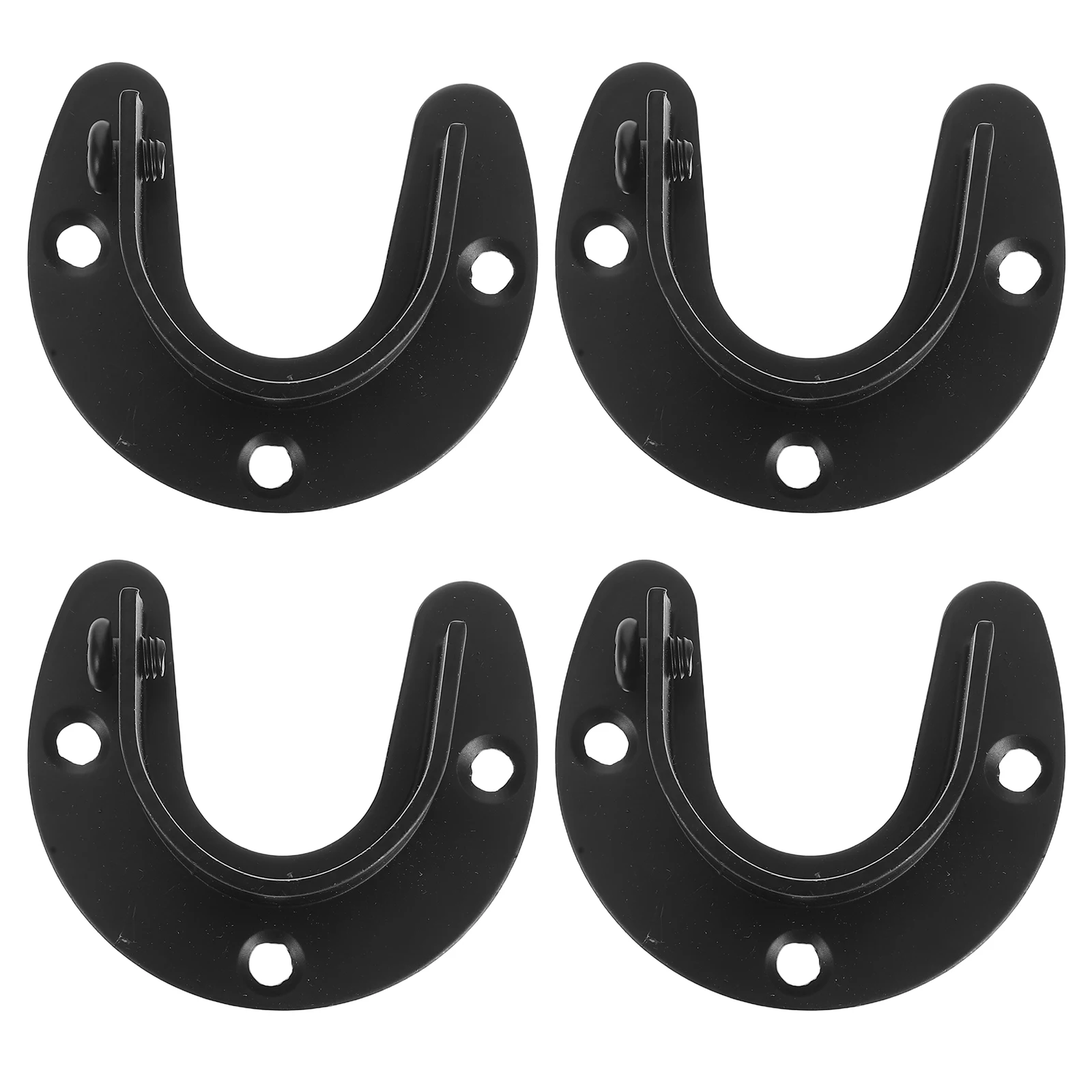 4Pcs Wall Curtain Rod Brackets Stainless Steel Heavy Duty Black Finish Shower Rod Holders Closet Pole Flange Socket
4Pcs Wall Curtain Rod Brackets Stainless Steel Heavy Duty Black Finish Shower Rod Holders Closet Pole Flange Socket