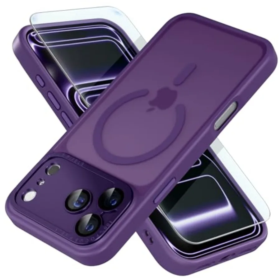 Магнитный чехол для iPhone 17 Pro Max, совместимый с защитой от падения в стиле милитари MagSafe, полная защита объектива камеры
Магнитный чехол для iPhone 17 Pro Max, совместимый с защитой от падения в стиле милитари MagSafe, полная защита объектива камеры