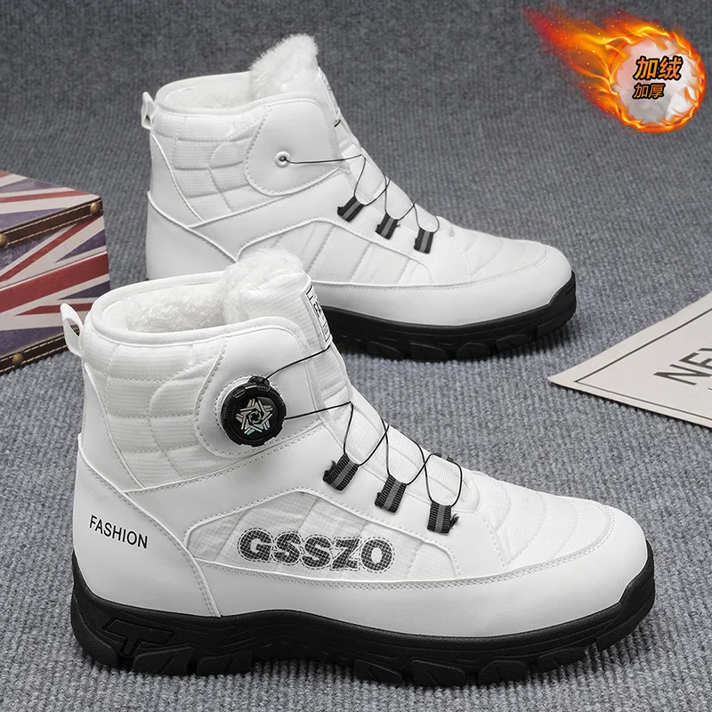  Новогодние ботинки Brunch, Мужской термодизайн, Тепло всего стопы, Глянцевый кожаный верх, Нескользящий для ледяных улиц
Новогодние ботинки Brunch, Мужской термодизайн, Тепло всего стопы, Глянцевый кожаный верх, Нескользящий для ледяных улиц 