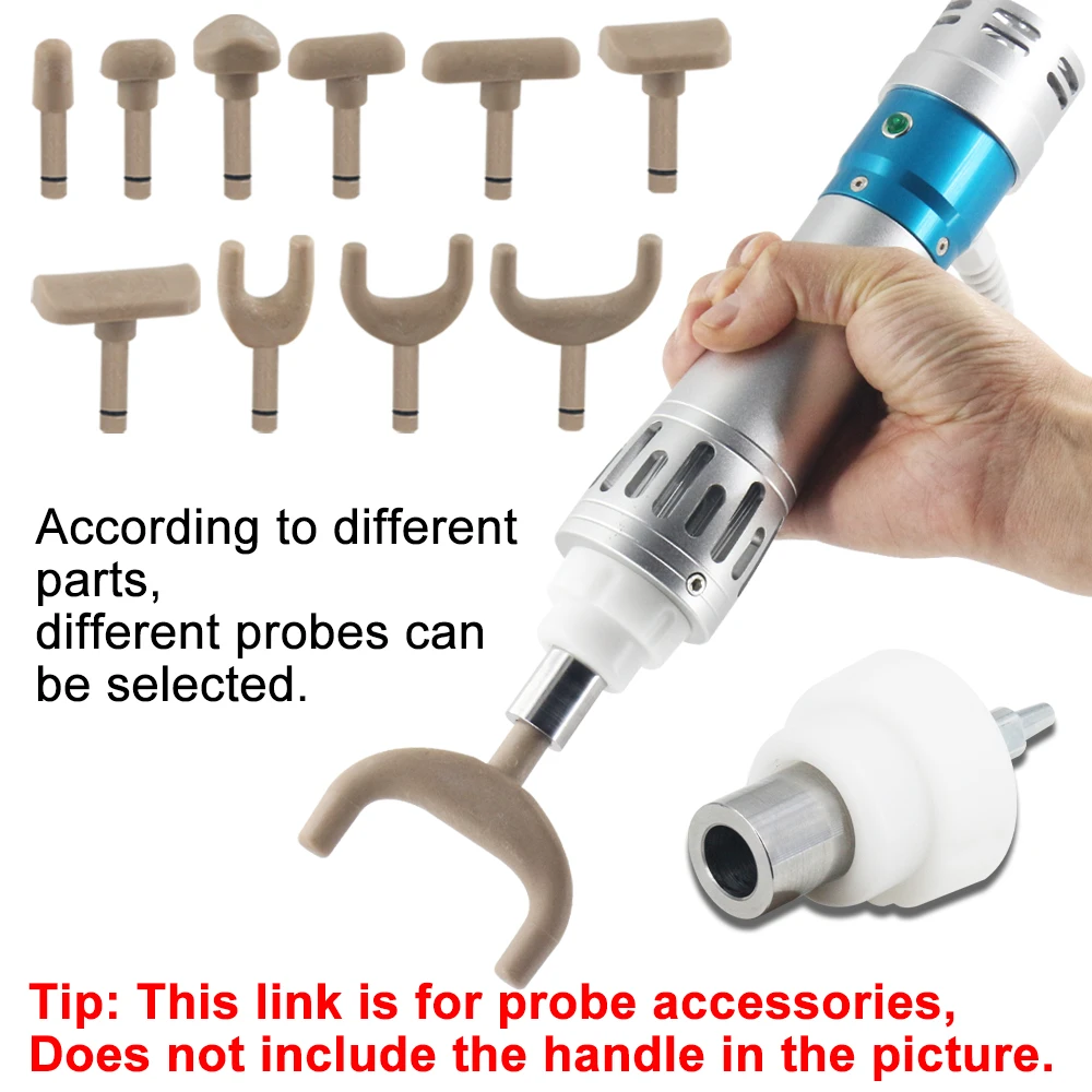 Shockwave Therapy Machine Replacement Accessories Probe Spare Part Body Massager Shockwave Handle Work Head
Shockwave Therapy Machine Replacement Accessories Probe Spare Part Body Massager Shockwave Handle Work Head