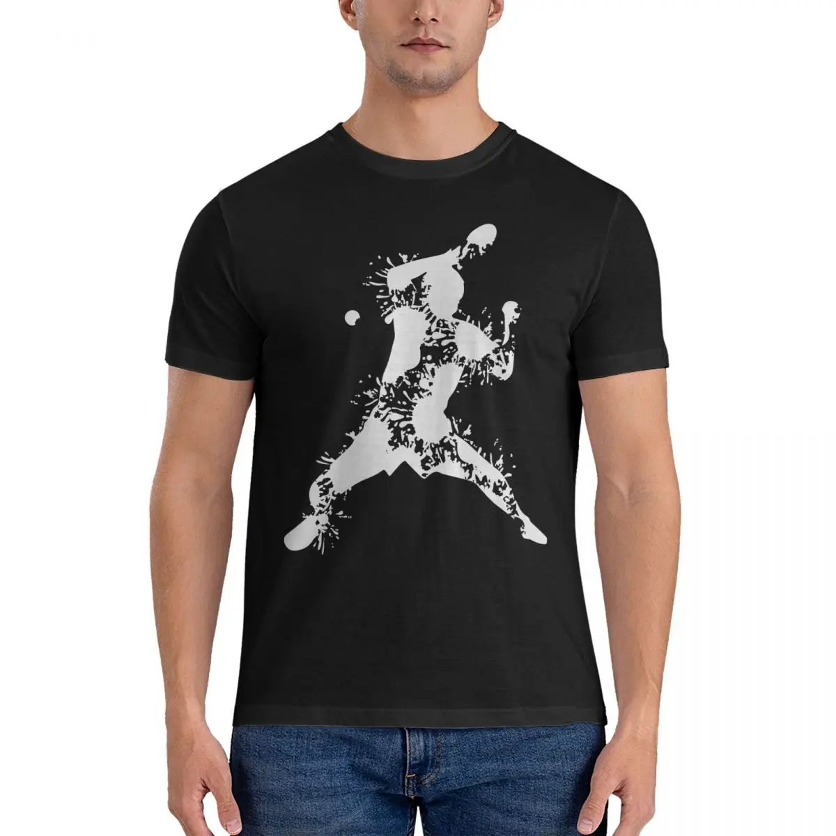 Men's T-Shirts Table Tennis Cool Funny Cotton Tee Shirt Short Sleeve Tennis ball T Shirt Crewneck Clothing Printed
Men's T-Shirts Table Tennis Cool Funny Cotton Tee Shirt Short Sleeve Tennis ball T Shirt Crewneck Clothing Printed