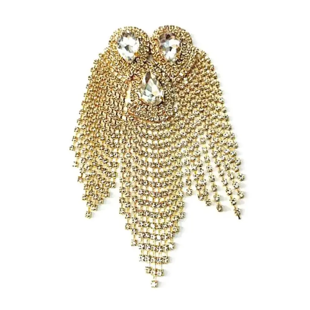 Delicate Pin Beads Tassel Epaulette Long Chain Rhinestone Brooch DIY Classical Clothing Accessories Men Women
Delicate Pin Beads Tassel Epaulette Long Chain Rhinestone Brooch DIY Classical Clothing Accessories Men Women