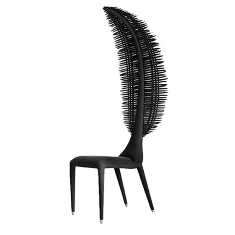 Modern Nordic designer banana fan chair hand-woven fabric feather dining chair special-shaped personalized chair artistic creati
Modern Nordic designer banana fan chair hand-woven fabric feather dining chair special-shaped personalized chair artistic creati