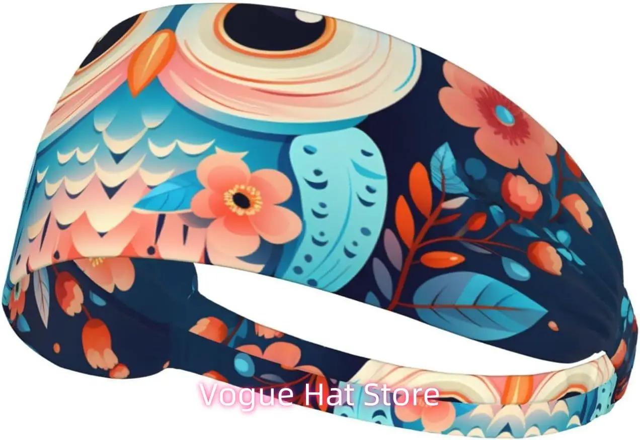 Elastic Exercise Headband - Soft and Breathable Headband for Running, Cycling, Yoga, and More owl Motif Printing
Elastic Exercise Headband - Soft and Breathable Headband for Running, Cycling, Yoga, and More owl Motif Printing