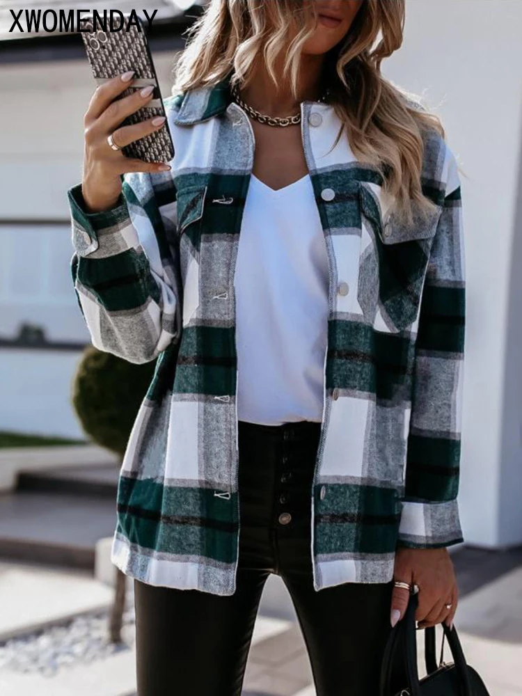 Shirts For Women Plaid Long Sleeve Button Up Shirt Collared Tops And Blouse 2024 Autumn Spring Fashion Loose Casual Black White
Shirts For Women Plaid Long Sleeve Button Up Shirt Collared Tops And Blouse 2024 Autumn Spring Fashion Loose Casual Black White