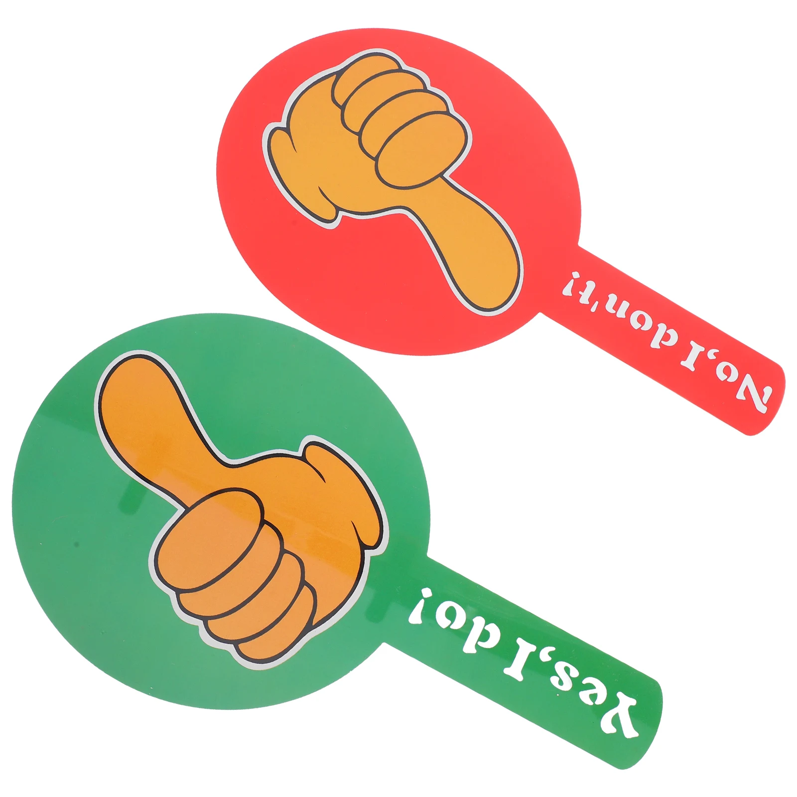 2 Pcs Hand Holding Sign Classroom Response Boards Voting Paddle Judging Tools Plastic Answer Paddles Toddler Participation
2 Pcs Hand Holding Sign Classroom Response Boards Voting Paddle Judging Tools Plastic Answer Paddles Toddler Participation