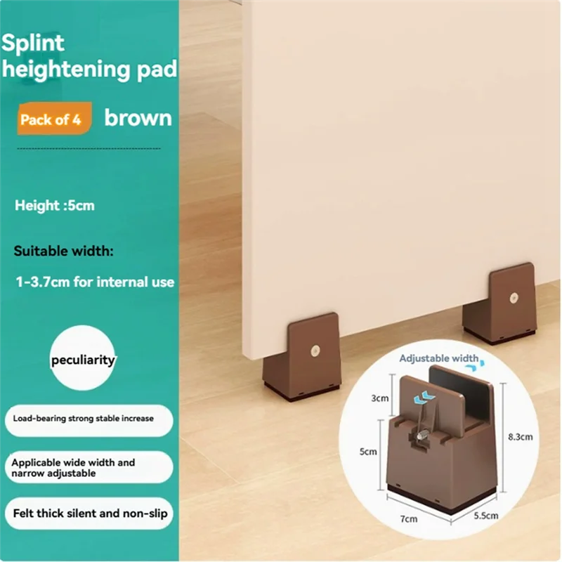 Best-4PCS Adjustable Chair Feet Riser Screw Clamp 5Cm Heavy Duty Sofa Tables Bed Furniture Risers With Screw Clamp
Best-4PCS Adjustable Chair Feet Riser Screw Clamp 5Cm Heavy Duty Sofa Tables Bed Furniture Risers With Screw Clamp