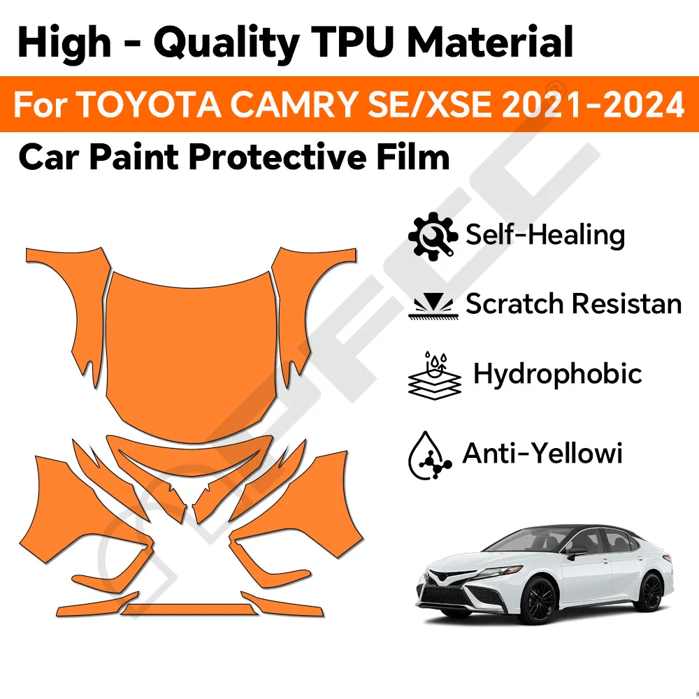 Anti-Scratch TPU Paint Protection Film Camry SE XSE 2021-2024 Pre-cut PPF Car Body Clear Bra Resistant Invisible Kit
Anti-Scratch TPU Paint Protection Film Camry SE XSE 2021-2024 Pre-cut PPF Car Body Clear Bra Resistant Invisible Kit
