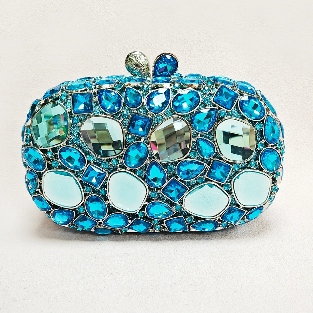 Sky Blue Crystal Evening Bags WHTUOHENG Rhinestone Wedding Clutch Purse Ladies Diamond Minaudiere Stones Handbags And Purses
Sky Blue Crystal Evening Bags WHTUOHENG Rhinestone Wedding Clutch Purse Ladies Diamond Minaudiere Stones Handbags And Purses