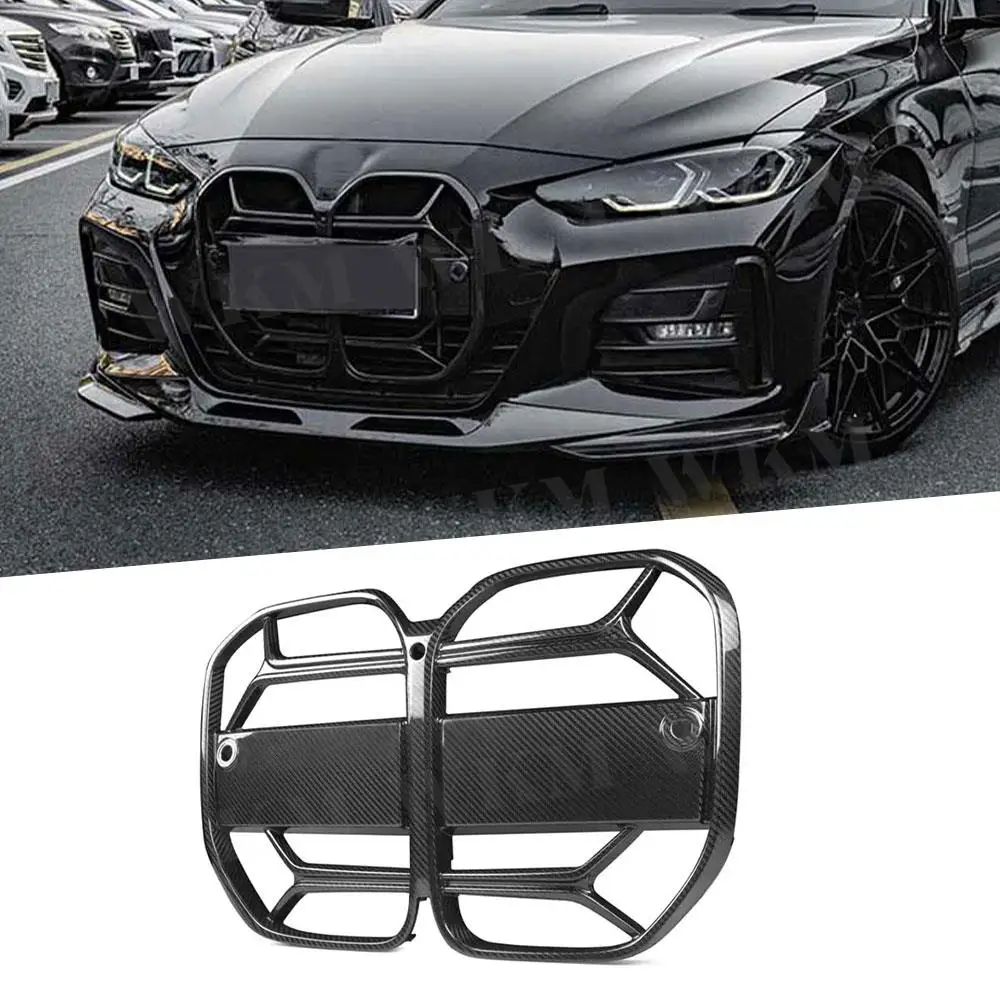 Dry Carbon Fiber Front Bumper Grille FRP Racing Grills For BMW 4 Series G22 G23 Coupe 2021+ FRP Car Accessories
Dry Carbon Fiber Front Bumper Grille FRP Racing Grills For BMW 4 Series G22 G23 Coupe 2021+ FRP Car Accessories