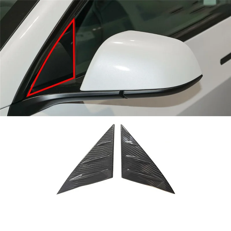For Tesla Model 3 2023 Carbon Fiber Front A-Pillar Triangle Trim Cover Wind Deflector Car Interior Accessories Real
For Tesla Model 3 2023 Carbon Fiber Front A-Pillar Triangle Trim Cover Wind Deflector Car Interior Accessories Real