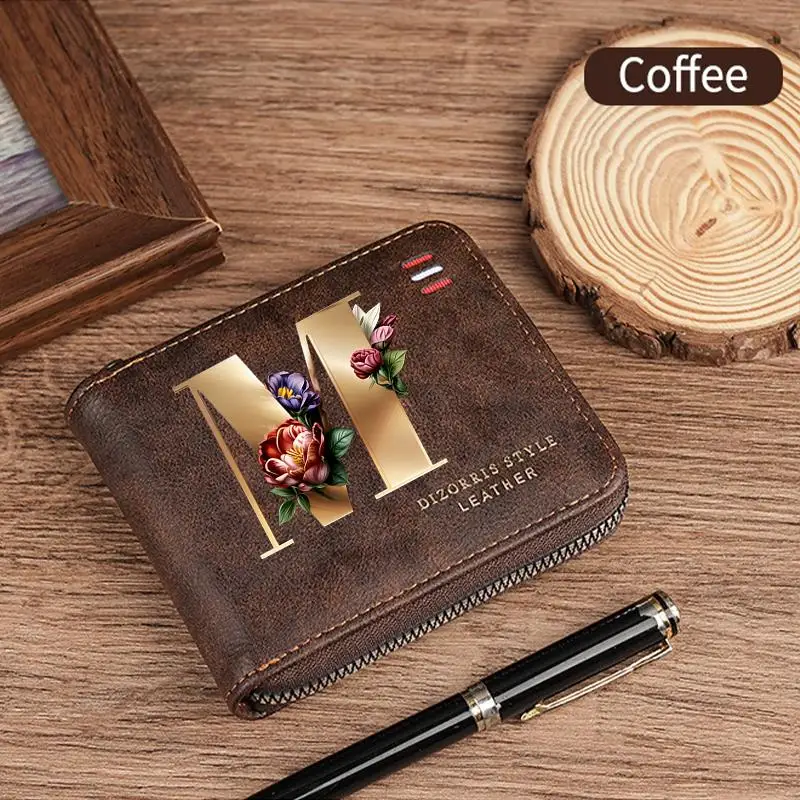 26letter personalized pattern Men's Vintage Short Wallet Zipper Coin Purse Casual Buckle Waist Chain Money Bag For Students Gift
26letter personalized pattern Men's Vintage Short Wallet Zipper Coin Purse Casual Buckle Waist Chain Money Bag For Students Gift