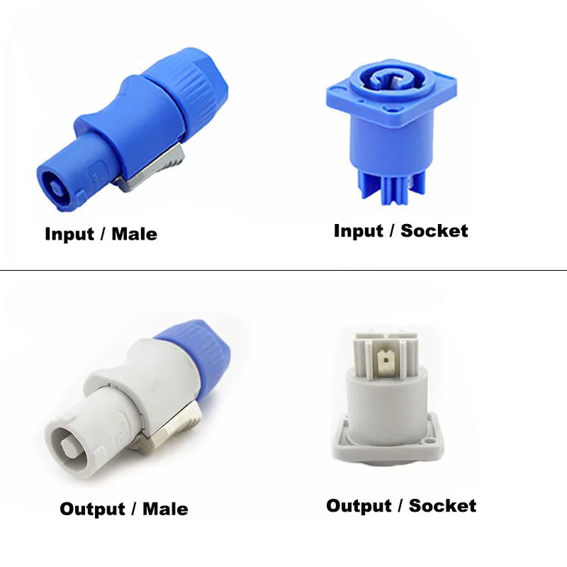 3PIN AC Powercom Connector Male Plug NAC3FCA NAC3FCB AC Cable 20A 250V Power Plug Adapter For Stage Light LED Screen
3PIN AC Powercom Connector Male Plug NAC3FCA NAC3FCB AC Cable 20A 250V Power Plug Adapter For Stage Light LED Screen