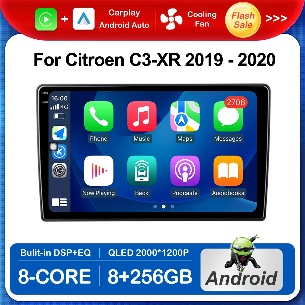Car Audio Radio Multimedia Player 10 inch for Citroen C3-XR 2019 - 2020 Android OS GPS Navi Wireless Carplay WiFi 4G Net BT 
Car Audio Radio Multimedia Player 10 inch for Citroen C3-XR 2019 - 2020 Android OS GPS Navi Wireless Carplay WiFi 4G Net BT
