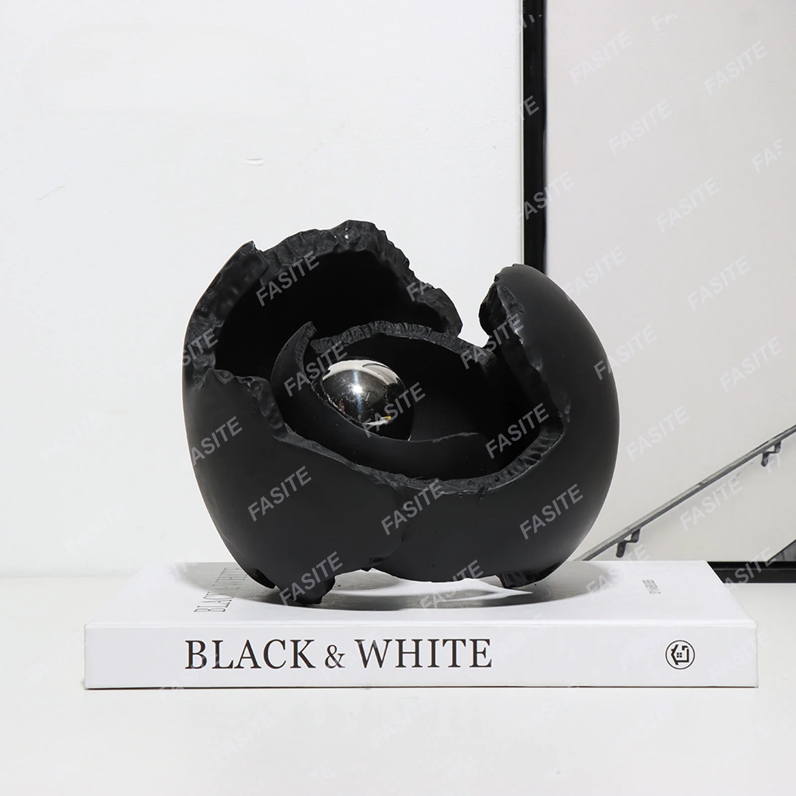 Simple modern black meteorite fragment resin ball ornament sales office model room desk coffee table hotel
Simple modern black meteorite fragment resin ball ornament sales office model room desk coffee table hotel