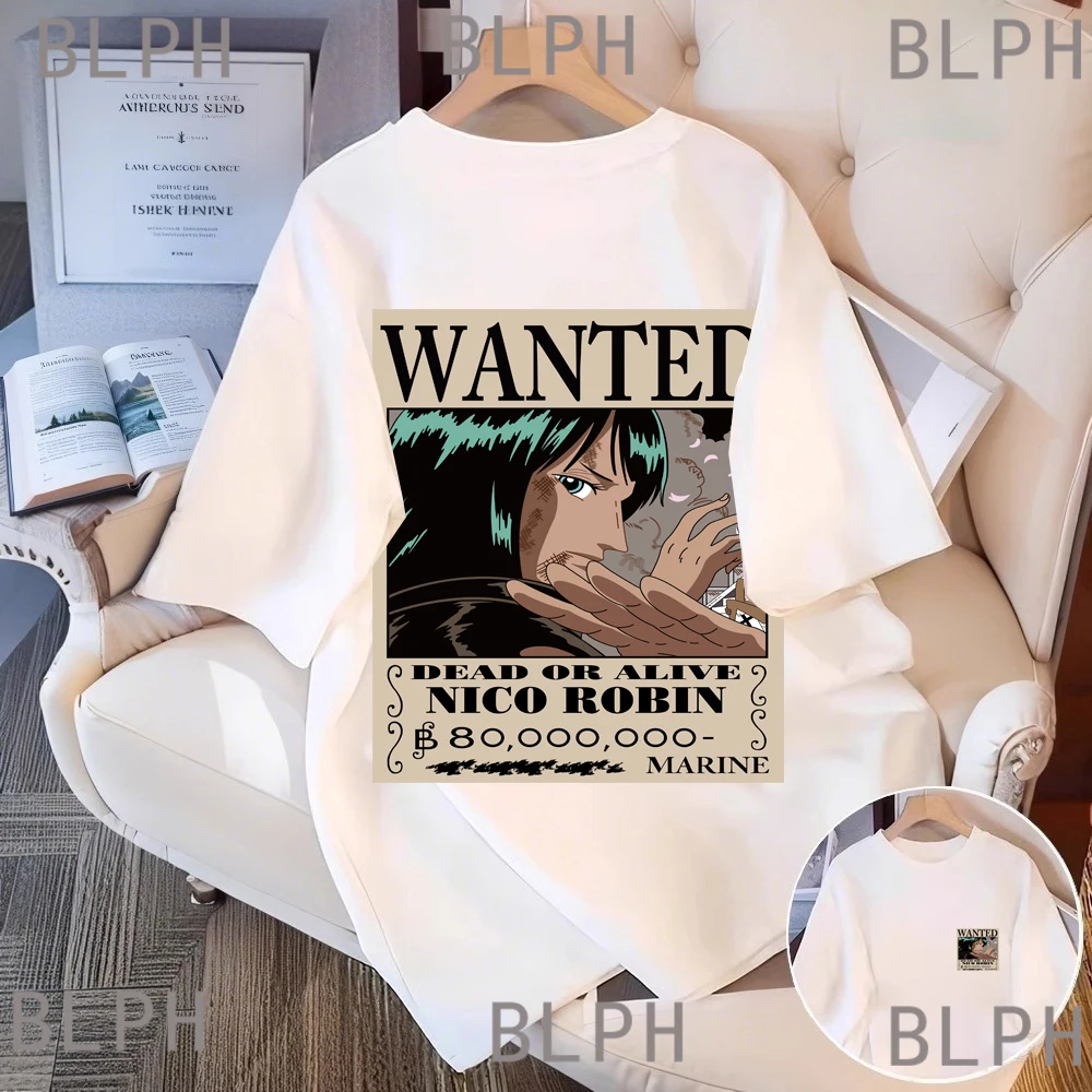 Хлопковая футболка Nico Robin One Piece в повседневном уличном стиле в стиле аниме
Хлопковая футболка Nico Robin One Piece в повседневном уличном стиле в стиле аниме