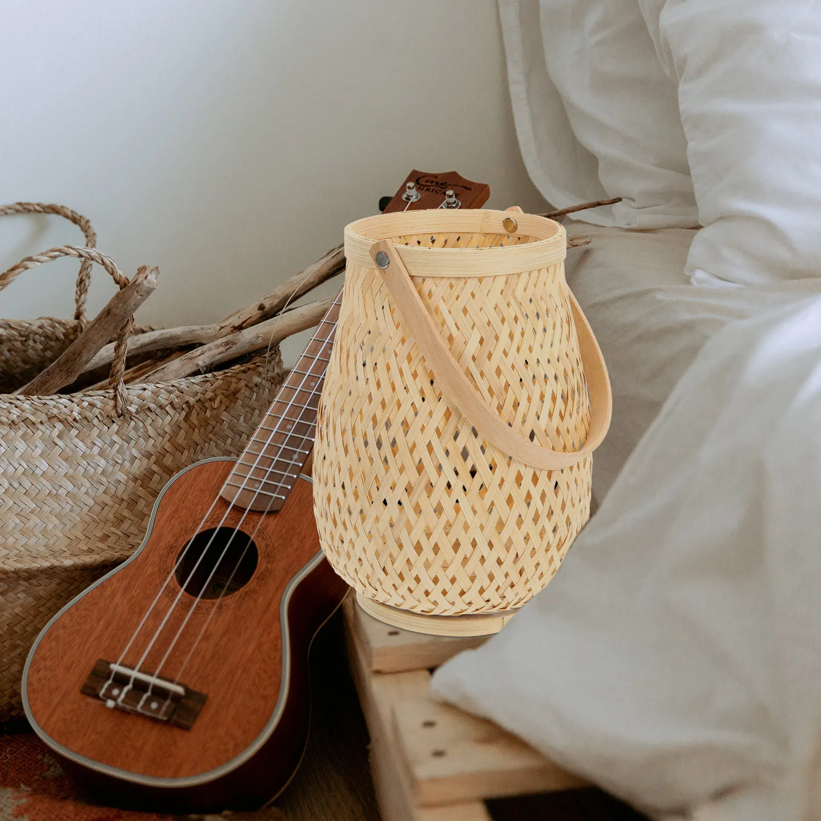 Bamboo Lamp Shade Woven Light Cover for Living Room Balcony Garden Replacement Weaving Lampshade Table Desk Hanging Lantern Use
Bamboo Lamp Shade Woven Light Cover for Living Room Balcony Garden Replacement Weaving Lampshade Table Desk Hanging Lantern Use