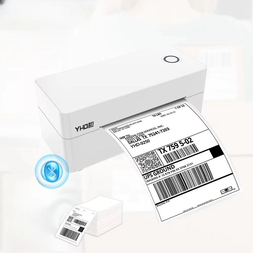 4 Inch Thermal Label Printer USB BT WiFi Connectivity Waybill Printer for Retail Warehouse Shipping Packaging Price Tag
4 Inch Thermal Label Printer USB BT WiFi Connectivity Waybill Printer for Retail Warehouse Shipping Packaging Price Tag