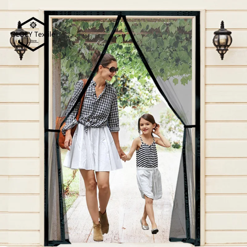 Magnetic Door Screen Mosquito Net Mesh Black Custom Size Fly Insect Invisible Self-adhesive for Kitchen Indoor Living Room
Magnetic Door Screen Mosquito Net Mesh Black Custom Size Fly Insect Invisible Self-adhesive for Kitchen Indoor Living Room