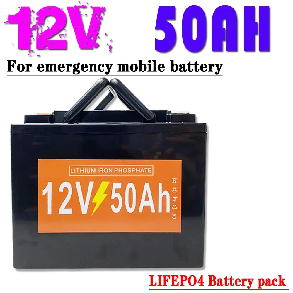 100% original 12V LifePo4 Battery Rechargeable Lithium Iron Phosphate Battery Pack 12V 50AH Built-In BMS For camping Solar Cell
100% original 12V LifePo4 Battery Rechargeable Lithium Iron Phosphate Battery Pack 12V 50AH Built-In BMS For camping Solar Cell