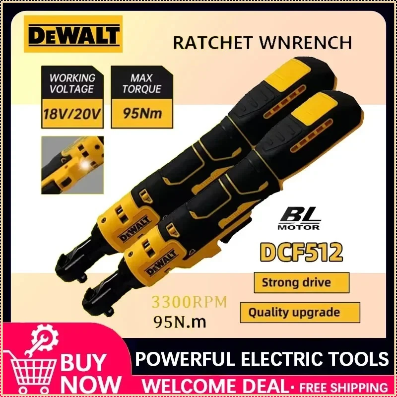 Dewalt DCF512 1/2 Inch Brushless Ratchet Right Angle Wrench LED Cordless Driver Variable Speed Power Wrench 18V Power Tools
Dewalt DCF512 1/2 Inch Brushless Ratchet Right Angle Wrench LED Cordless Driver Variable Speed Power Wrench 18V Power Tools