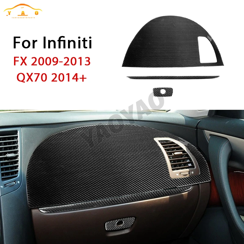 Car Sticker For Infiniti FX 2009-2013 Carbon Fiber Center Console Dashboard Co-pilot Trim Panel Car Accessories
Car Sticker For Infiniti FX 2009-2013 Carbon Fiber Center Console Dashboard Co-pilot Trim Panel Car Accessories