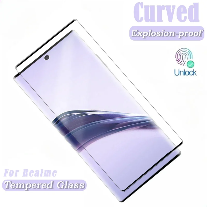 3D Curved Full Glue Unlock Screen Protector For Realme 13 12 11 10 Pro Plus Tempered Glass for Realme GT Explorer Master Film
3D Curved Full Glue Unlock Screen Protector For Realme 13 12 11 10 Pro Plus Tempered Glass for Realme GT Explorer Master Film