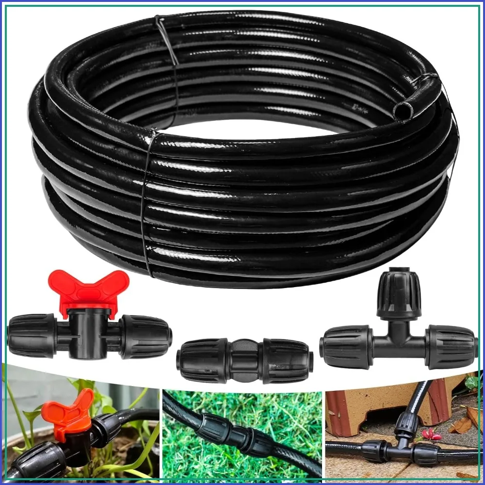 Maotong 40FT 1/2" Drip Irrigation Main Line Supply Hose Tube for Garden Irrigation System with Connectors
Maotong 40FT 1/2" Drip Irrigation Main Line Supply Hose Tube for Garden Irrigation System with Connectors