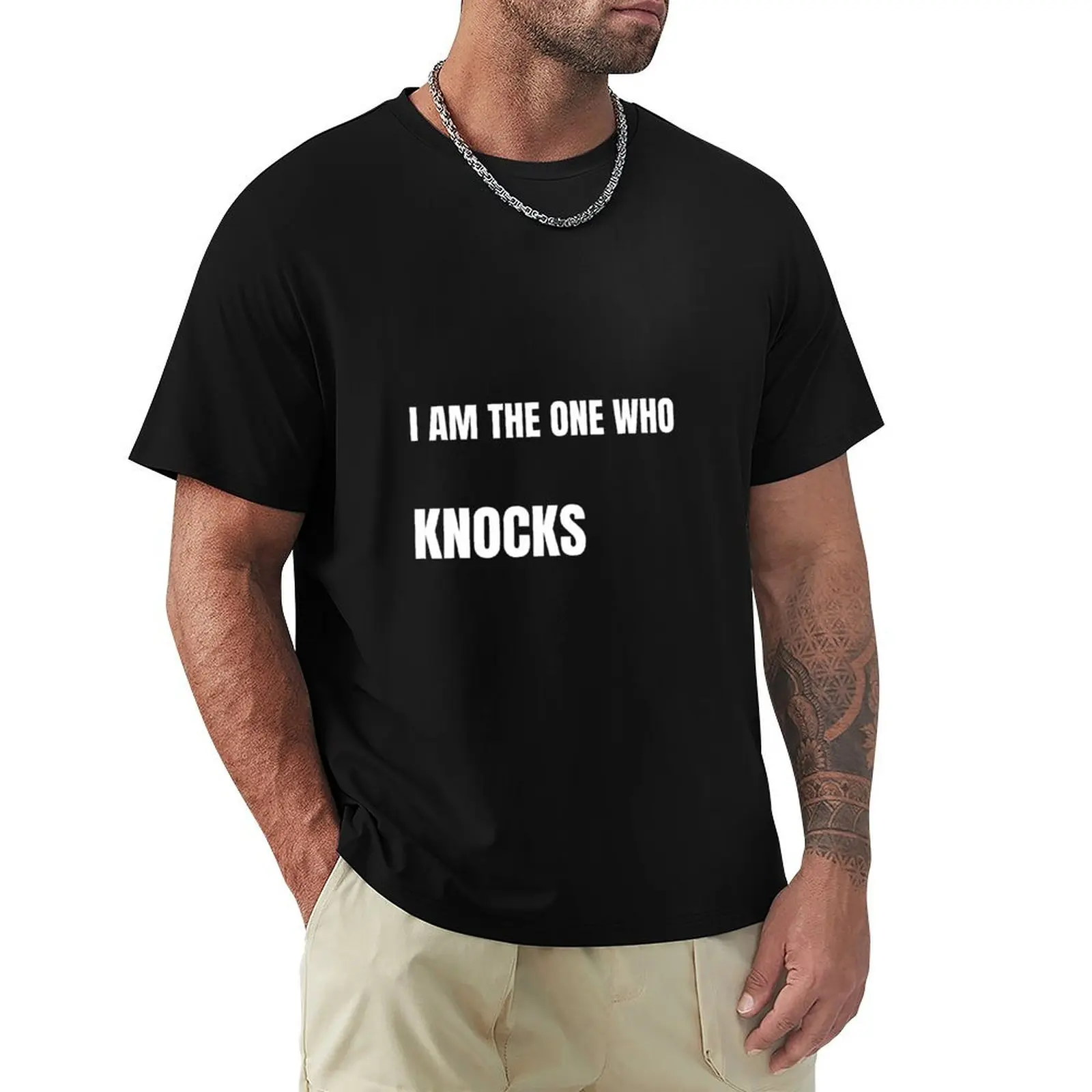 Breaking Bad - Walter White: I am the one who knocks T-Shirt Retro Graphic Print T-Shirt
Breaking Bad - Walter White: I am the one who knocks T-Shirt Retro Graphic Print T-Shirt