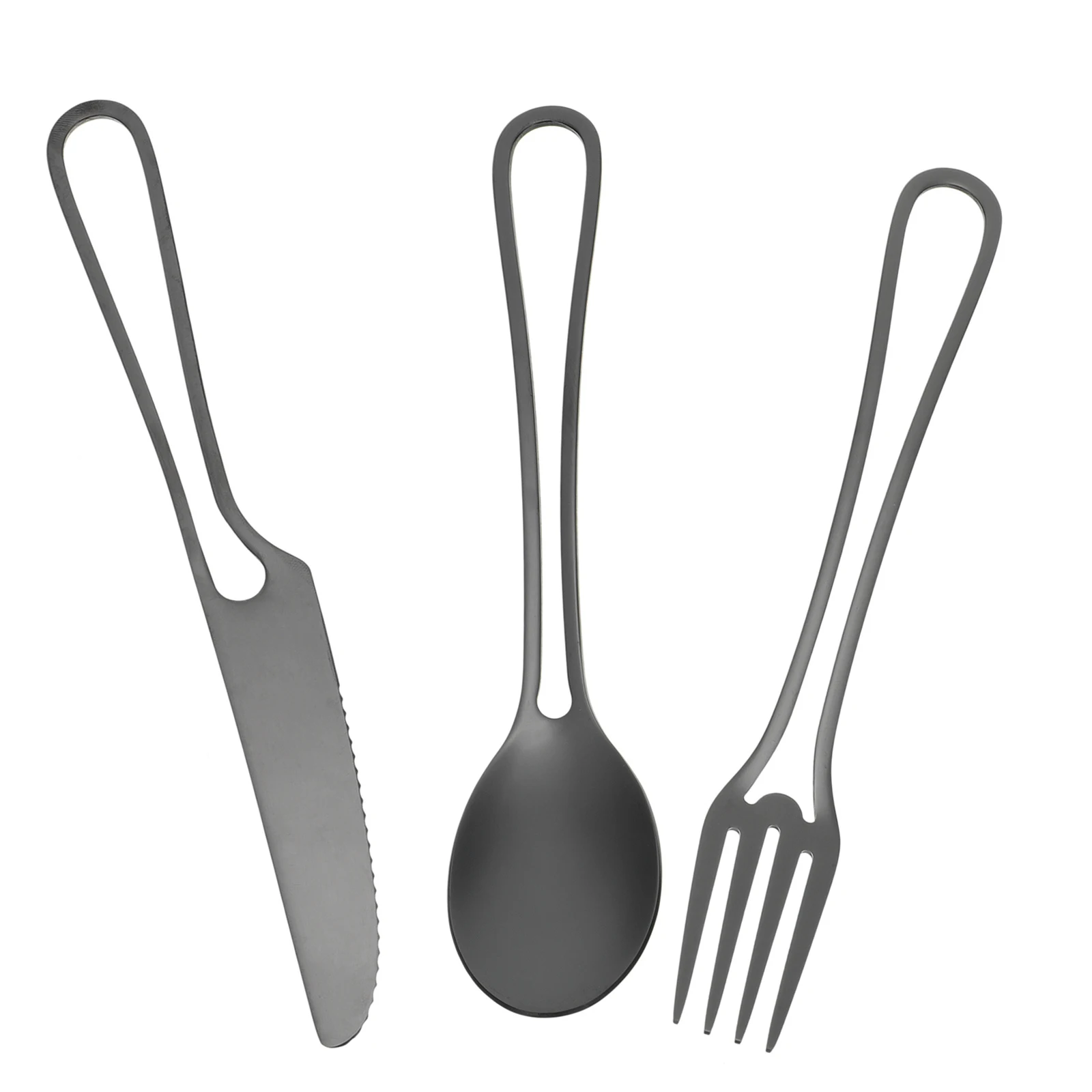 Stainless Steel Set Hollow Spoon Fork Set Out Fork Spoon Black Silverware Easy Clean Home Restaurant
Stainless Steel Set Hollow Spoon Fork Set Out Fork Spoon Black Silverware Easy Clean Home Restaurant