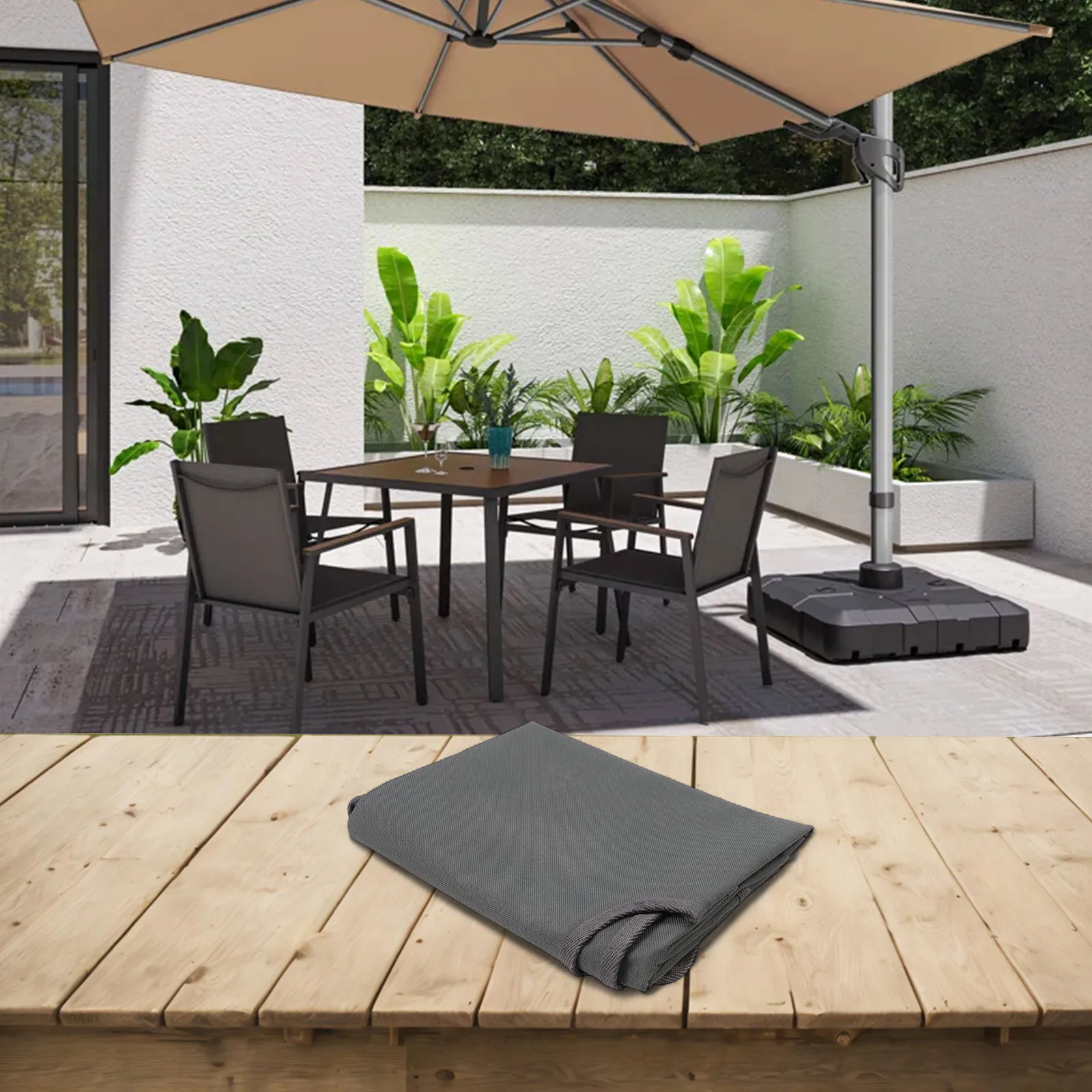 Oxford Fabric Cover Outdoor Umbrella Base Cover Dust Protection Outdoor Equipment Cover Outdoor Use Protection From Elements
Oxford Fabric Cover Outdoor Umbrella Base Cover Dust Protection Outdoor Equipment Cover Outdoor Use Protection From Elements