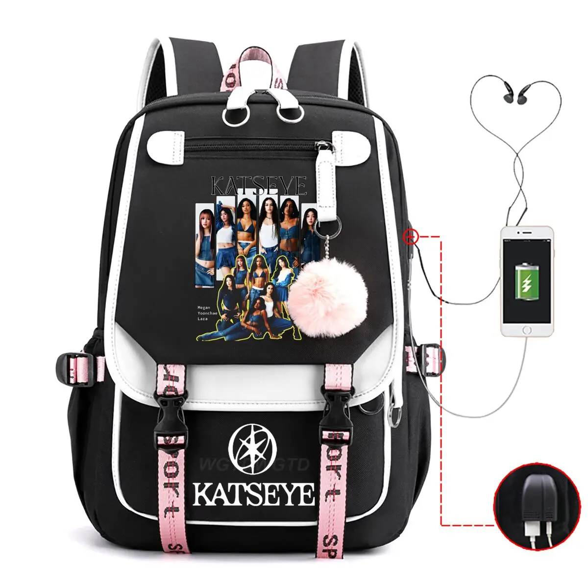 Girl Group Print Backpack Students Book Bags Gift Girls Tour Merch School Bags Woman Travel Casual Large Capacity Rucksack
Girl Group Print Backpack Students Book Bags Gift Girls Tour Merch School Bags Woman Travel Casual Large Capacity Rucksack
