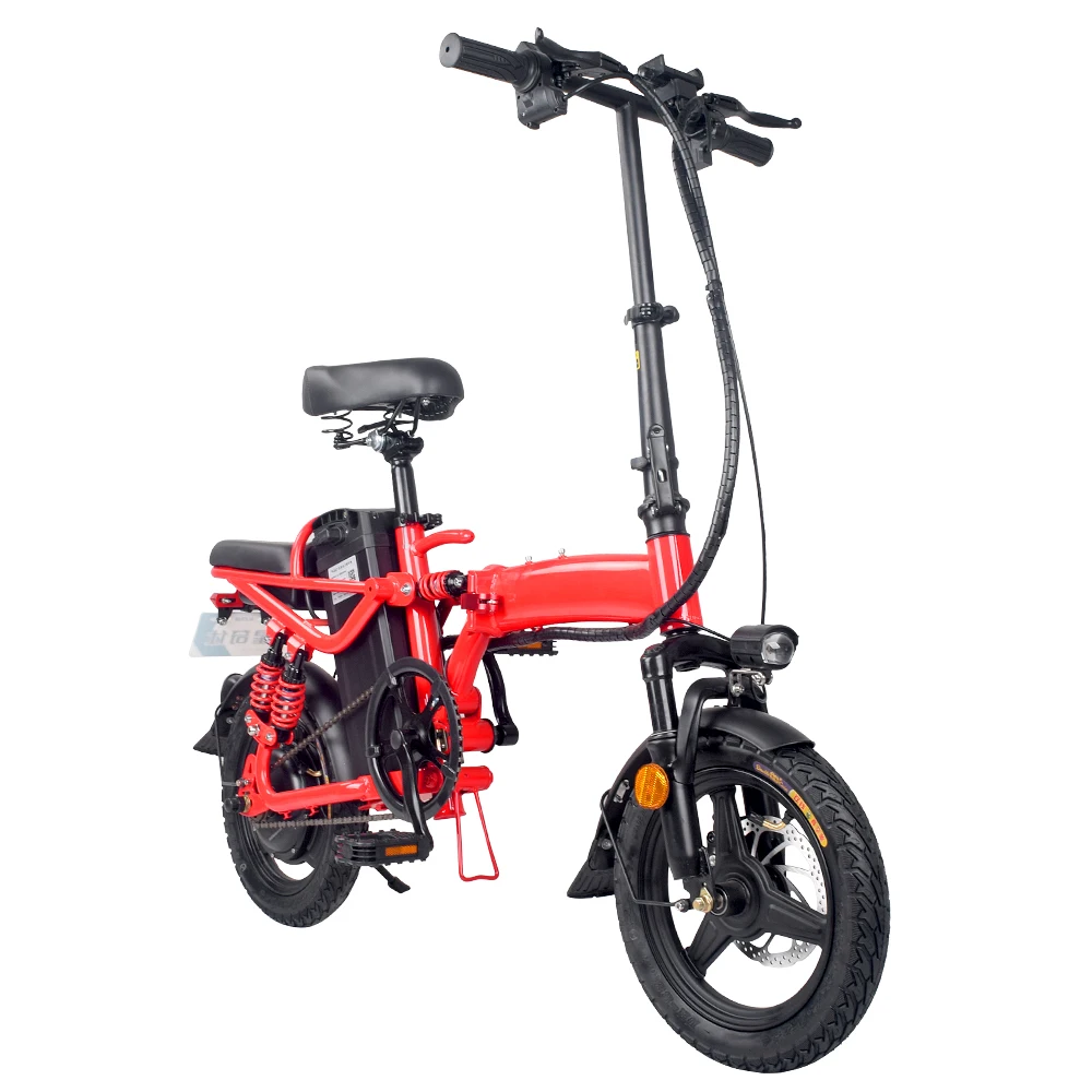 48V 12Ah Foldable Electric Bicycle: 14 Inch 10-Rod Suspension Shock-Absorbing E-Bike
48V 12Ah Foldable Electric Bicycle: 14 Inch 10-Rod Suspension Shock-Absorbing E-Bike