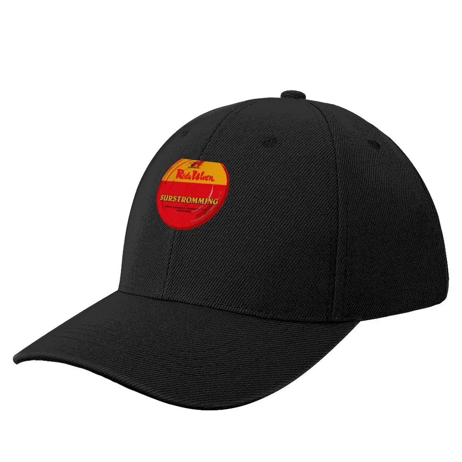 Swedish Roda Ulven Surstromming Tin design Baseball Cap black Hat Beach Sports Cap Caps Women Men's
Swedish Roda Ulven Surstromming Tin design Baseball Cap black Hat Beach Sports Cap Caps Women Men's