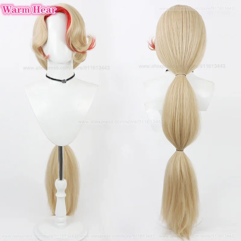 Аниме-отель Чарли Морнингстар Синтетический парик Длинный 100 см Золотисто-желтый хвостик Косплей Парик Термостойкие волосы Парики + Кепка для парика 
Аниме-отель Чарли Морнингстар Синтетический парик Длинный 100 см Золотисто-желтый хвостик Косплей Парик Термостойкие волосы Парики + Кепка для парика