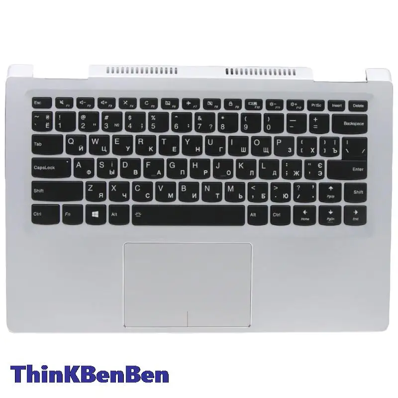 UKR Ukrainian Keyboard Silver Upper Case Palmrest Shell Cover For Lenovo Ideapad Yoga 710 14ISK 14IKB Laptop 5CB0M31003
UKR Ukrainian Keyboard Silver Upper Case Palmrest Shell Cover For Lenovo Ideapad Yoga 710 14ISK 14IKB Laptop 5CB0M31003