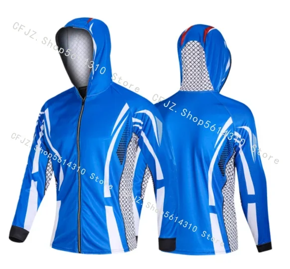 Новая рубашка с длинным рукавом и воротником для рыбалки, Влагоотводящая уличная быстросохнущая одежда, одежда для рыбалки, УФ-Джерси для рыбалки 
Новая рубашка с длинным рукавом и воротником для рыбалки, Влагоотводящая уличная быстросохнущая одежда, одежда для рыбалки, УФ-Джерси для рыбалки