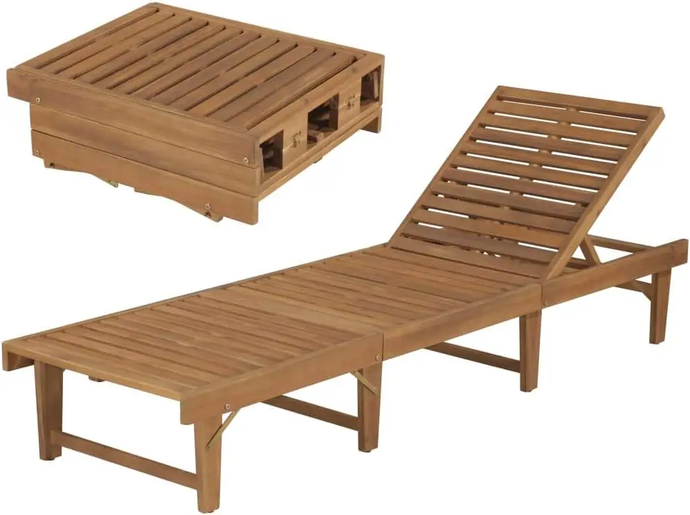 Folding Sun Lounger | Foldable Chaise Lounge | Adjustable Outside Patio Sunlounger | Outdoor Wooden Garden Lounge Chair
Folding Sun Lounger | Foldable Chaise Lounge | Adjustable Outside Patio Sunlounger | Outdoor Wooden Garden Lounge Chair