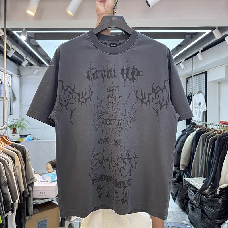 High street retro washed vintage personalized letter print T Shirt Men Women Oversized T-shirt Top Tees
High street retro washed vintage personalized letter print T Shirt Men Women Oversized T-shirt Top Tees